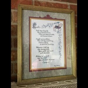 Rare Vintage Carousel Horse Prayer Collector Wall Picture